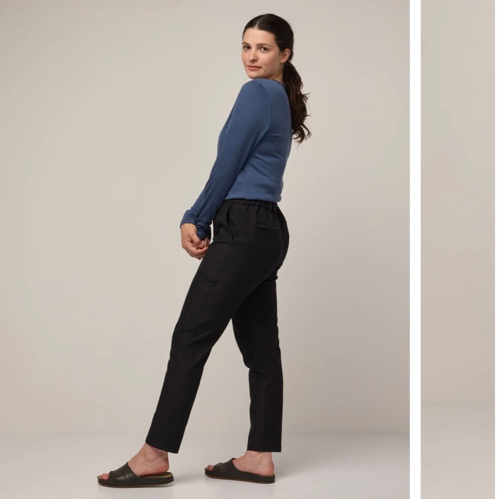 Wool& Mazama merino wool travel straight leg pants